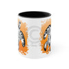 Sea Turtle Tribal Sun Ink On White Art Accent Coffee Mug 11Oz