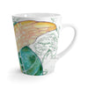 Sea Turtle Vintage Map White Latte Mug Mug