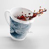 Sea Turtle Watercolor Blue Latte Mug Mug