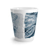 Sea Turtle Watercolor Blue Latte Mug Mug