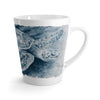 Sea Turtle Watercolor Blue Latte Mug Mug