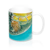 Sea Turtle Watercolor Mug 11Oz