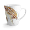 Sea Turtles Beige Nautical Watercolor Art White Latte Mug Mug
