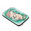 Sea Turtles Green Vintage Map Laptop Sleeve