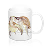 Sea Turtles Love Nautical Watercolor Art Mug 11Oz