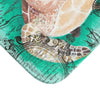 Sea Turtles Vintage Map Teal Ii Watercolor Bath Mat Home Decor