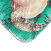 Sea Turtles Vintage Map Teal Watercolor Bath Mat Home Decor