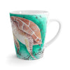 Sea Turtles Watercolor Teal White Latte Mug Mug