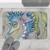 Seahorse And Kelp Bath Mat Home Decor