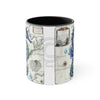 Seahorse Blue Vintage Map Nautical Accent Coffee Mug 11Oz Black /