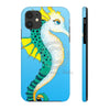 Seahorse Blue Watercolor Ink Art Case Mate Tough Phone Cases Iphone 11