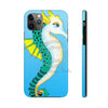 Seahorse Blue Watercolor Ink Art Case Mate Tough Phone Cases Iphone 11 Pro Max