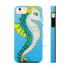 Seahorse Blue Watercolor Ink Art Case Mate Tough Phone Cases Iphone 5/5S/5Se