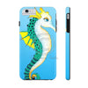 Seahorse Blue Watercolor Ink Art Case Mate Tough Phone Cases Iphone 6/6S Plus