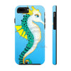 Seahorse Blue Watercolor Ink Art Case Mate Tough Phone Cases Iphone 7 8