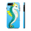 Seahorse Blue Watercolor Ink Art Case Mate Tough Phone Cases Iphone 7 Plus 8