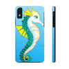 Seahorse Blue Watercolor Ink Art Case Mate Tough Phone Cases Iphone Xr