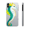 Seahorse Grey Watercolor Ink Art Case Mate Tough Phone Cases Iphone Xs Max