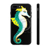 Seahorse Lady Teal Yellow Ink Black Case Mate Tough Phone Cases Iphone 7 Plus 8