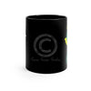 Seahorse Lady Teal Yellow Ink Black Mug 11Oz Mug
