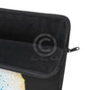 Seahorse Lady Teal Yellow Ink Laptop Sleeve