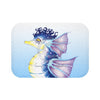 Seahorse Large Fins Watercolor Blue Art Bath Mat Small 24X17 Home Decor