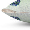 Seahorse Love Bubbles Green Watercolor Art Square Pillow Home Decor