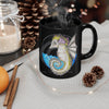 Seahorse Magic Ink Black Mug 11Oz Mug