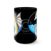 Seahorse Magic Ink Black Mug 15 Oz