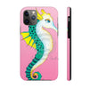 Seahorse Pink Watercolor Ink Art Case Mate Tough Phone Cases Iphone 11 Pro