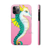 Seahorse Pink Watercolor Ink Art Case Mate Tough Phone Cases Iphone 11 Pro Max