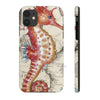 Seahorse Red Vintage Map Case Mate Tough Phone Cases Iphone 11