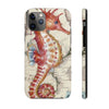 Seahorse Red Vintage Map Case Mate Tough Phone Cases Iphone 11 Pro