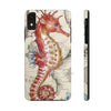 Seahorse Red Vintage Map Case Mate Tough Phone Cases Iphone Xr