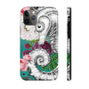 Seahorse Roses Aqua Teal Ink Case Mate Tough Phone Cases Iphone 11 Pro