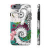 Seahorse Roses Aqua Teal Ink Case Mate Tough Phone Cases Iphone 6/6S