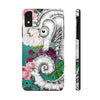 Seahorse Roses Aqua Teal Ink Case Mate Tough Phone Cases Iphone Xr