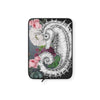 Seahorse Roses Grey Ink Laptop Sleeve 15