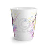 Seahorse Zebra Purple Splash White Latte Mug Mug
