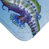 Seahorses Blue Bubblesl Art Bath Mat Home Decor