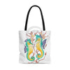 Seahorses Kelp White Tote Bag Large Bags