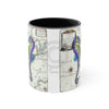 Seahorses Love Purple Vintage Map Nautical Accent Coffee Mug 11Oz Black /