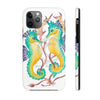 Seahorses Love Watercolor Ink Art Case Mate Tough Phone Cases Iphone 11 Pro