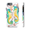 Seahorses Love Watercolor Ink Art Case Mate Tough Phone Cases Iphone 6/6S