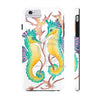 Seahorses Love Watercolor Ink Art Case Mate Tough Phone Cases Iphone 6/6S Plus