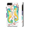 Seahorses Love Watercolor Ink Art Case Mate Tough Phone Cases Iphone 7 Plus 8