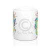 Seahorses Watercolor Ink Art Mug 11Oz