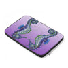 Seahorses Watercolor Purple Laptop Sleeve