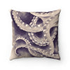 Sepia Brushed Tentacles Square Pillow 14 X Home Decor