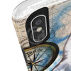 Shark Compass Vintage Map Colour Art Case Mate Tough Phone Cases